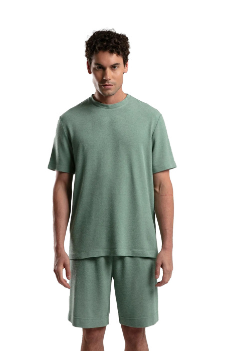 Benmanaj Erkek Triko T-Shirt - BMY0001 Yeşil - 1