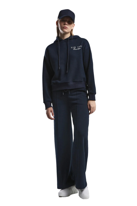 Benmanaj Kadın Kapşonlu SweatShirt - BMK0019 Lacivert - 2