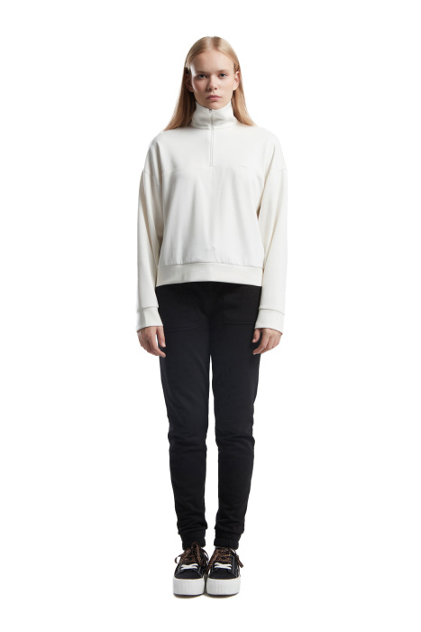 Benmanaj Kadın SweatShirt - BMK0016 Beyaz - 1