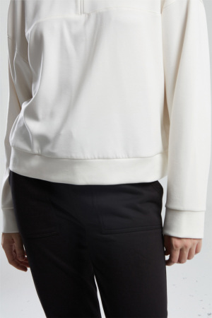 Benmanaj Kadın SweatShirt - BMK0016 Beyaz - 4