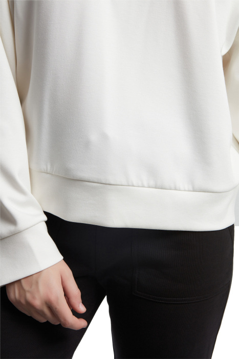 Benmanaj Kadın SweatShirt - BMK0016 Beyaz - 7