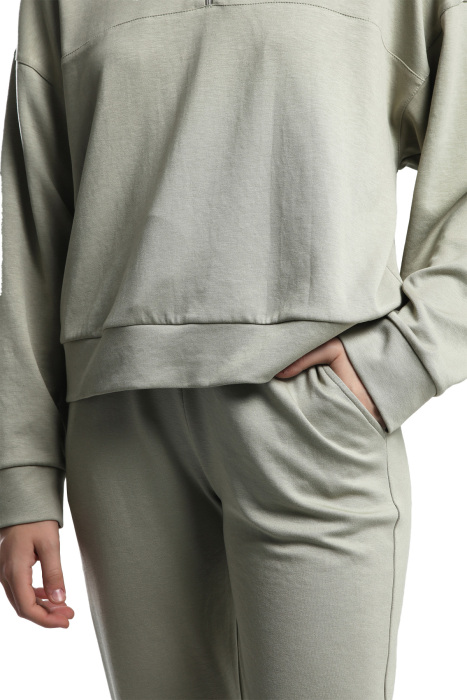 Benmanaj Kadın SweatShirt - BMK0016 Haki - 4