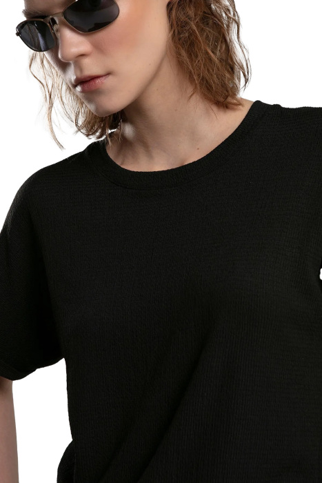Benmanaj Kadın T-Shirt - BMY0012 Siyah - 2