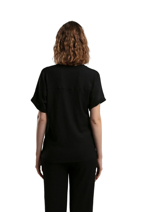 Benmanaj Kadın T-Shirt - BMY0012 Siyah - 3