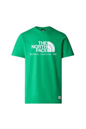 Berkeley California S/S Tee- In Scrap Erkek T-Shirt - NF0A87U5 Yeşil - The North Face
