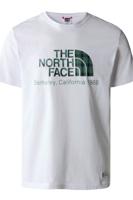 The North Face - Berkeley Calıfornia Tee- In Scrap Mat Erkek T-Shirt - NF0A55GE Beyaz
