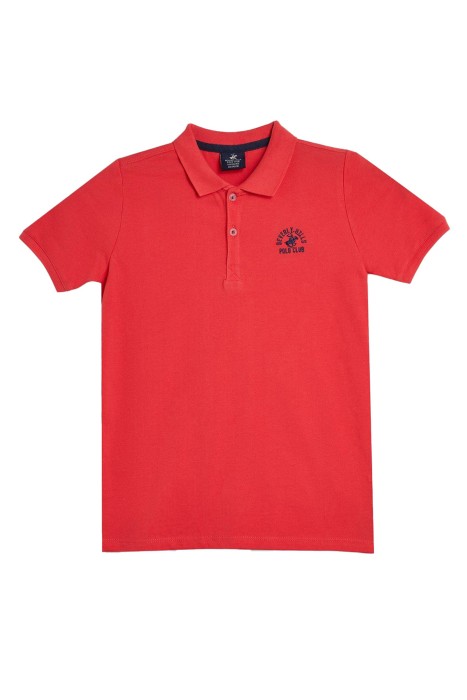 Beverly Hills Polo Club Erkek Çocuk Polo T-Shirt - 22SKEPK6101601 Kırmızı