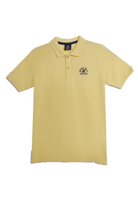 Beverly Hills Polo Club - Beverly Hills Polo Club Erkek Çocuk Polo T-Shirt - 22SKEPK6101601 Sarı
