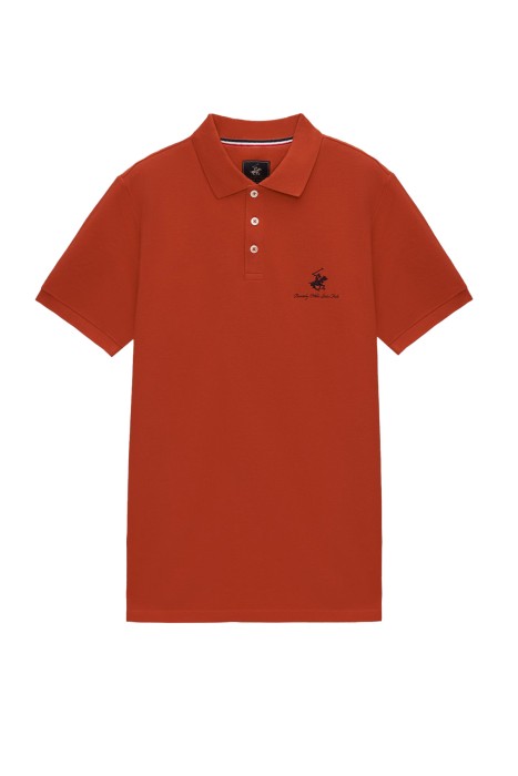 Beverly Hills Polo Club Erkek Polo Yaka T-Shirt - 22SMFPK6106201 Tarçın