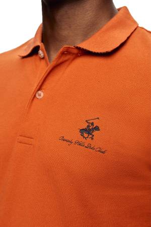 Beverly Hills Polo Club Erkek Polo Yaka Uzun Kollu T-Shirt - 22WMFPU6105601 Haki - Thumbnail