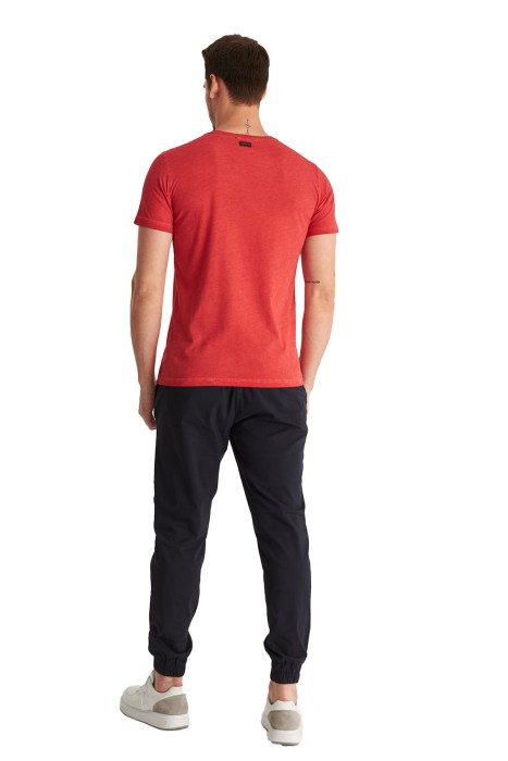 Beverly Hills Polo Club Erkek T-Shirt - 22SMF0K6203801 Kırmızı