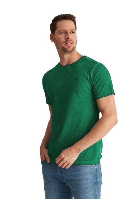 Beverly Hills Polo Club Erkek T-Shirt - 22SMF0K6203801 Yeşil