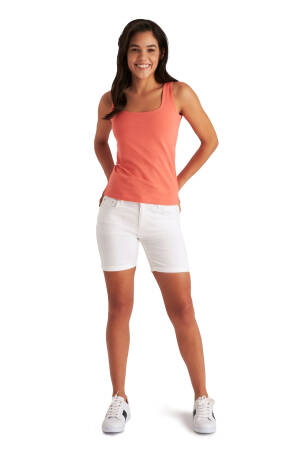 Beverly Hills Polo Club Kadın Atlet - 22SWF0K6102601 Şeftali - Beverly Hills Polo Club