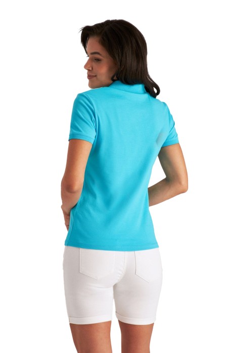 Beverly Hills Polo Club Kadın Polo Yaka T-Shirt - 22SWEPK6102301 Okyanus Mavi