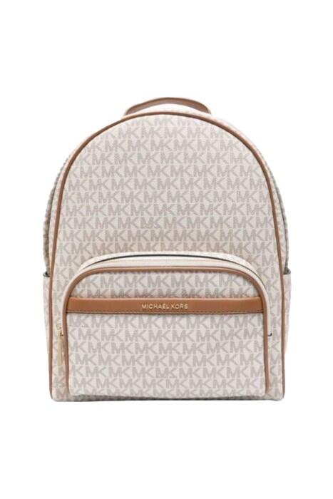 Michael Kors - Bex Kadın Sırt Çantası - 30S4G8XB2B Krem/Taba