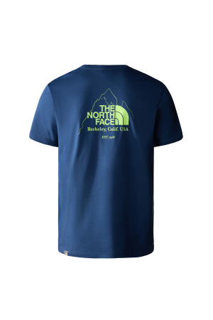 Biner Graphic 4 Tee Erkek T-Shirt - NF0A7R4L Mavi - 2