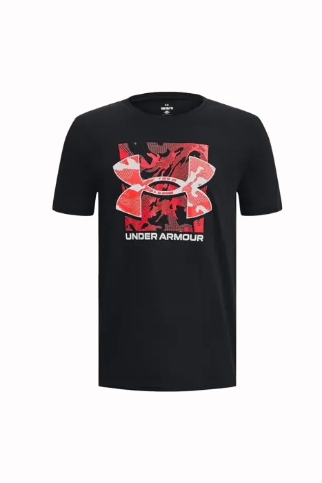 Under Armour - Box Logo Camo Erkek T-Shirt - 1377317 Siyah