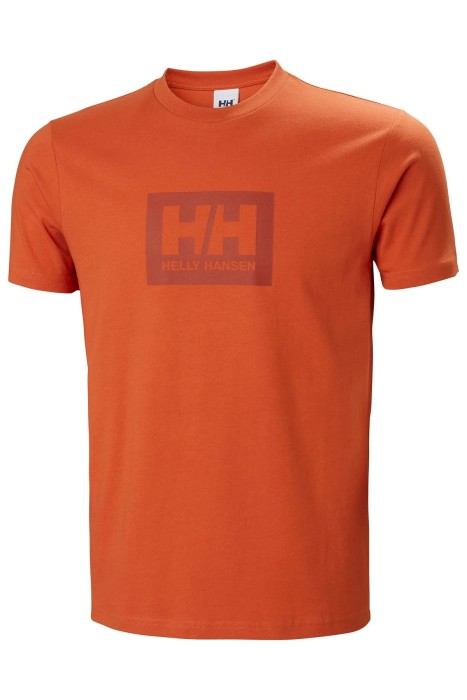 Helly Hansen - Box T Erkek T-Shirt - 53285 Kiremit