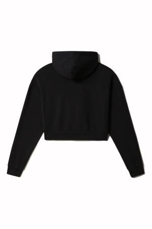 Box W Cropped H 1 Kadın Sweatshirt - NP0A4FSF Black 041 - Thumbnail