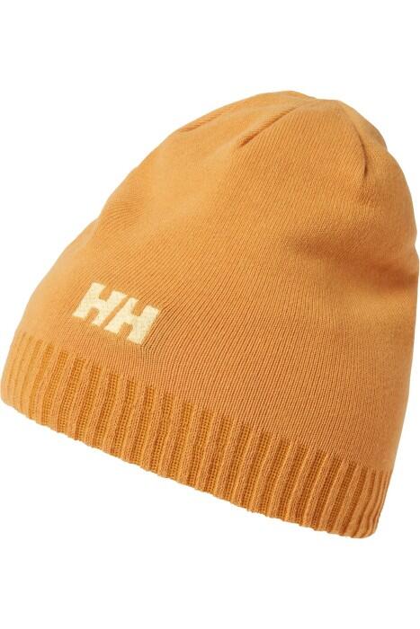 Helly Hansen - Brand Beanie Unisex Bere - 57502 Sarı/Siyah