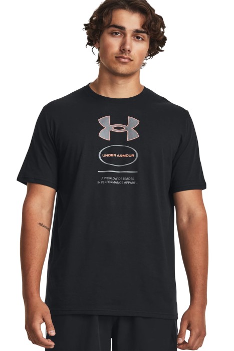 Branded Gel Stack Erkek T-Shirt - 1380957 Siyah