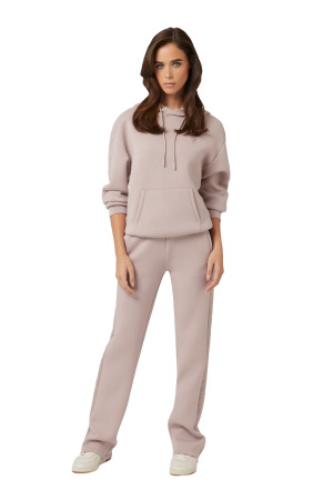 Brenda Scuba Straigh Kadın Eşofman Altı - V3RB21K7UW2 Kahverengi - 2