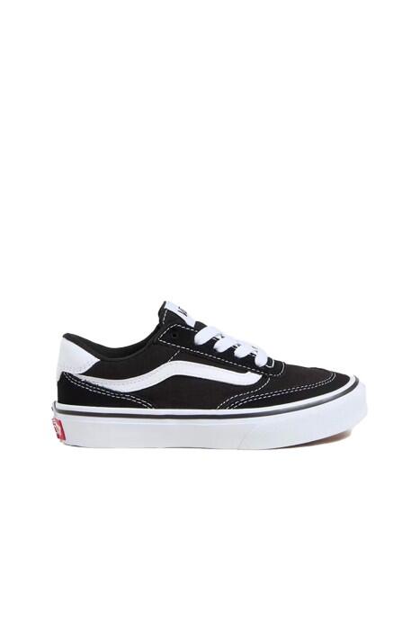 Vans - Brooklyn LS Çocuk Ayakkabı - VN000D82 Siyah/Beyaz