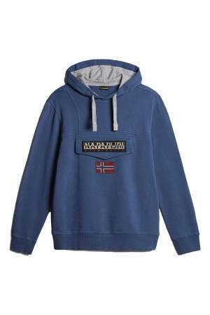Burgee Sum 4 Erkek Sweatshirt - NP0A4GBG Mavi - Napapijri