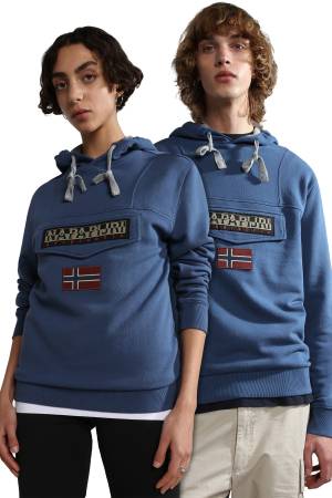 Burgee Sum 4 Erkek Sweatshirt - NP0A4GBG Mavi - 3