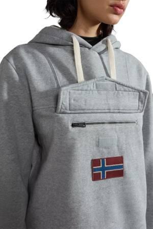 Burgee Wınt 2 Erkek SweatShirt - NP0A4GJD Gri - Thumbnail