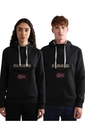 Burgee Wınt 2 Erkek SweatShirt - NP0A4GJD Siyah - Thumbnail