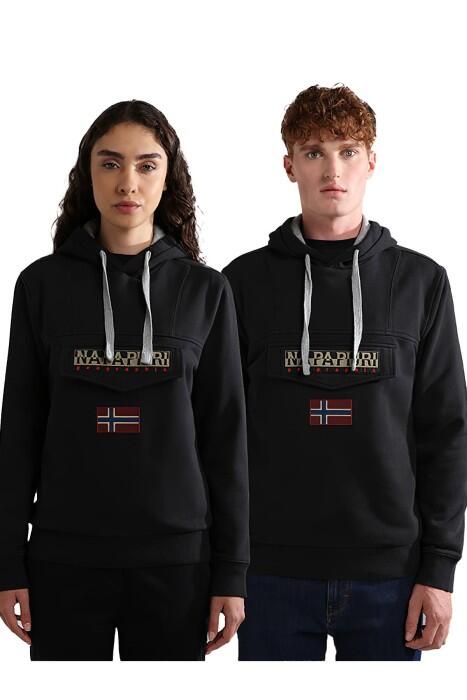 Napapijri - Burgee Wınt 2 Erkek SweatShirt - NP0A4GJD Siyah