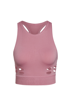 By Stella McCartney TruePace Kadın Crop Atlet - HD9071 Pembe - 1
