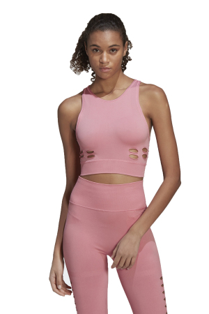 By Stella McCartney TruePace Kadın Crop Atlet - HD9071 Pembe - 2