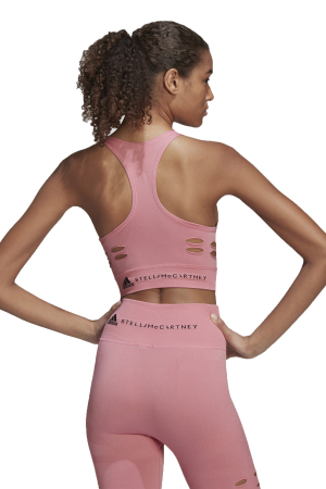 By Stella McCartney TruePace Kadın Crop Atlet - HD9071 Pembe - 3