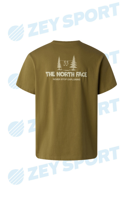 Camping Relaxed Short Sleeve Tee-Graph Erkek T-Shirt - NF0A8GQM Haki - 2
