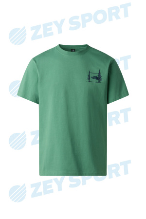 Camping Relaxed Short Sleeve Tee-Graph Erkek T-Shirt - NF0A8GQM Yeşil - The North Face