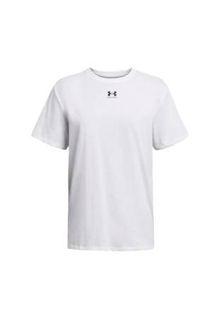 Campus Oversize Ss Kadın Oversize T-Shirt - 1387193 Beyaz - Thumbnail