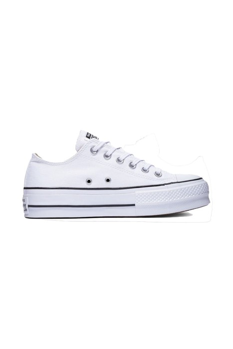 Converse - Canvas Platform Chuck Taylor All Star Kadın Sneaker - 560251C Beyaz