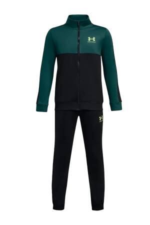 Cb Knit Track Suit Çocuk Eşofman Takımı - 1373978 Siyah / Petrol Yeşili - Under Armour