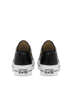 Chuck Taylor All Star Leather Platform Kadın Sneaker - 561681C Siyah - Thumbnail
