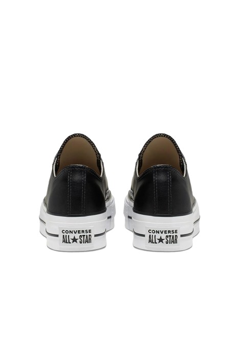Chuck Taylor All Star Leather Platform Kadın Sneaker - 561681C Siyah