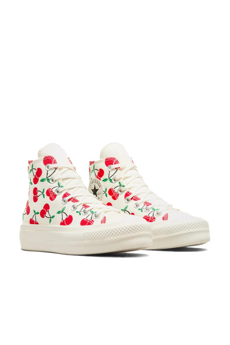 Chuck Taylor All Star Lift Cherry Kadın Platform Sneaker - A08096C Kahverengi - 2