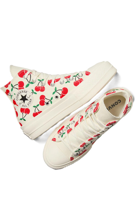 Chuck Taylor All Star Lift Cherry Kadın Platform Sneaker - A08096C Kahverengi - 4