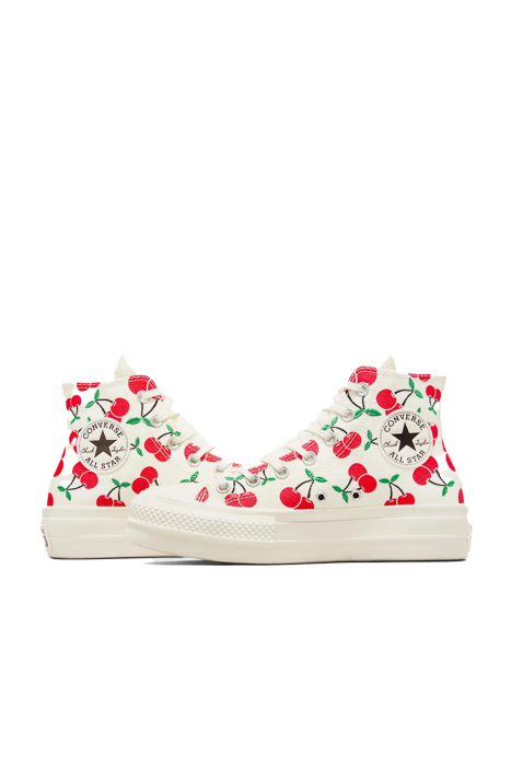 Chuck Taylor All Star Lift Cherry Kadın Platform Sneaker - A08096C Kahverengi - 5