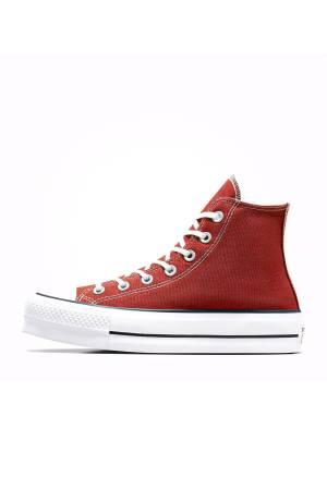 Chuck Taylor All Star Lift Platform Seasonal Color Kadın Ayakkabı - A06896C Kahverengi - Thumbnail