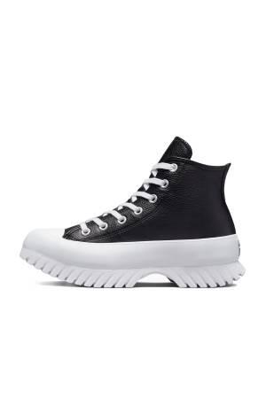 Chuck Taylor All Star Lugged 2.0 Leather Kadın Sneaker - A03704C Siyah - Thumbnail