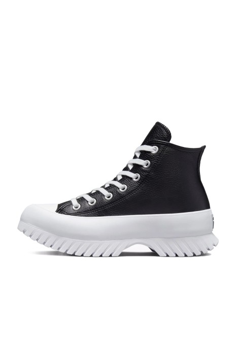 Chuck Taylor All Star Lugged 2.0 Leather Kadın Sneaker - A03704C Siyah