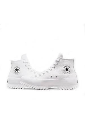 Chuck Taylor All Star Lugged 2.0 Leather Kadın Sneaker - A03705C Beyaz - Thumbnail