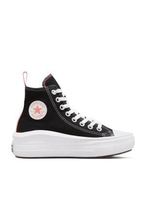 Chuck Taylor All Star Move Canvas Platform Çocuk Ayakkabı - 271716C Siyah - Thumbnail